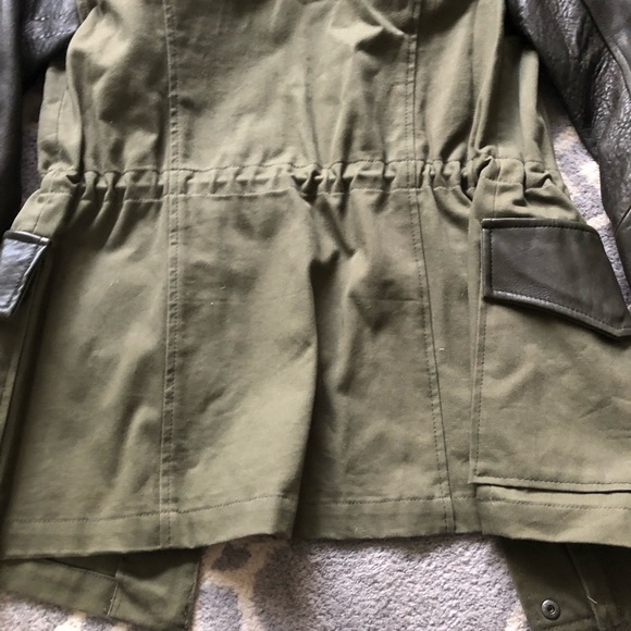 Veda Size S Jacket With Genuine Leather - Picture 9 of 10